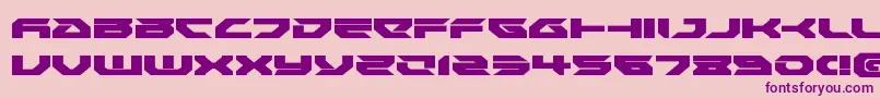 Royalsamuraiexpand Font – Purple Fonts on Pink Background