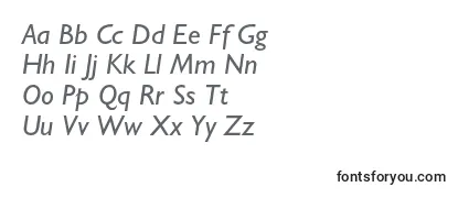 GillsansstdItalic Font