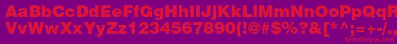 ContextBlackSsiBlack Font – Red Fonts on Purple Background