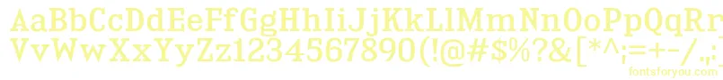 Шрифт KingsbridgeRg – жёлтые шрифты