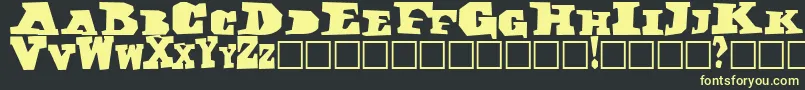 More about Darkone Font Darkone Font – Yellow Fonts on Black Background