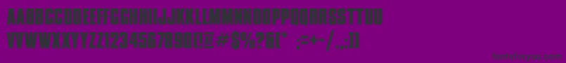 fuente XxiiDontMessWithVikings – Fuentes Negras Sobre Fondo Morado