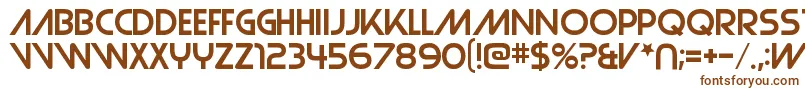 StrasuaRegular Font – Brown Fonts on White Background