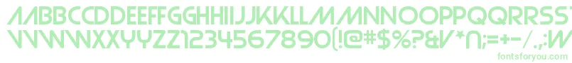 StrasuaRegular Font – Green Fonts on White Background