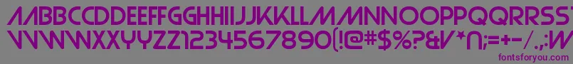 StrasuaRegular Font – Purple Fonts on Gray Background