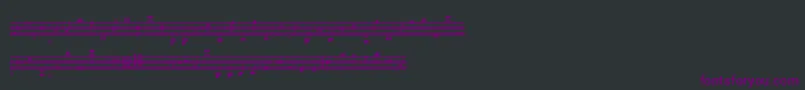 LassusMedium Font – Purple Fonts on Black Background