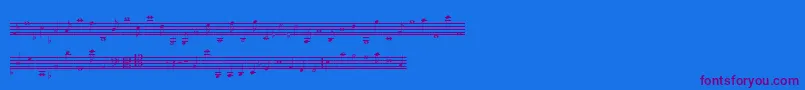 LassusMedium-fontti – violetit fontit sinisellä taustalla