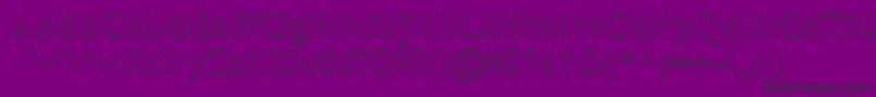 Gloucest Font – Black Fonts on Purple Background