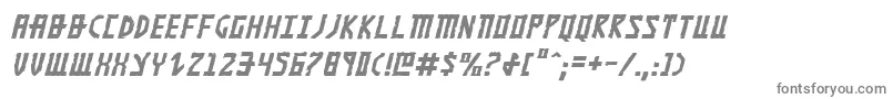 フォントKhazadi – 白い背景に灰色の文字