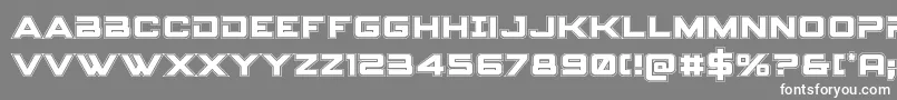 Spyagencyv3college Font – White Fonts on Gray Background