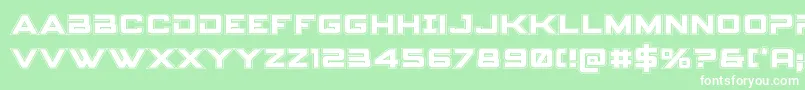 Spyagencyv3college Font – White Fonts on Green Background
