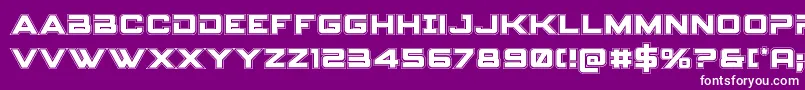 Spyagencyv3college Font – White Fonts on Purple Background