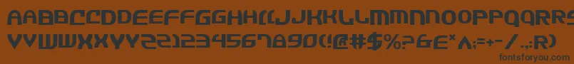 JannisarySword Font – Black Fonts on Brown Background