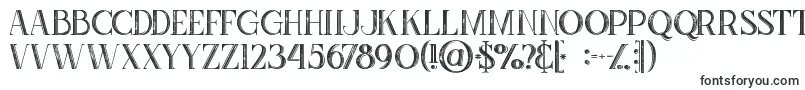 Zahrainlinegrunge-Schriftart – Schriftarten, die mit Z beginnen