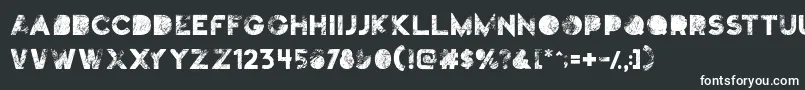 Truskey-Schriftart – Weiße Schriften
