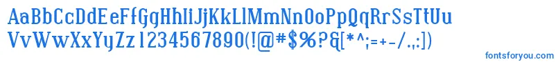 SfcovingtonBold Font – Blue Fonts on White Background