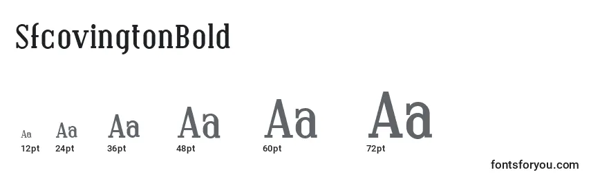 SfcovingtonBold Font Sizes