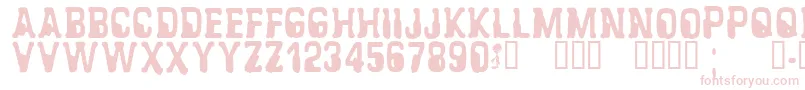 CfalienabductionRegular Font – Pink Fonts on White Background