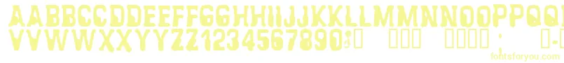 CfalienabductionRegular Font – Yellow Fonts