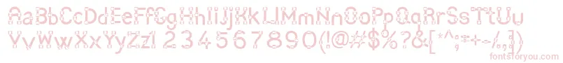 Angot Font – Pink Fonts on White Background