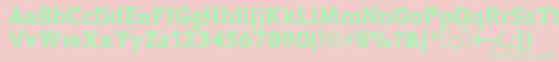 Oritdisplayssk Font – Green Fonts on Pink Background
