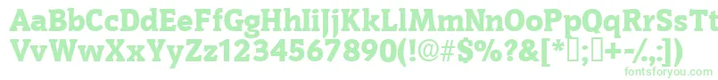 Oritdisplayssk Font – Green Fonts on White Background