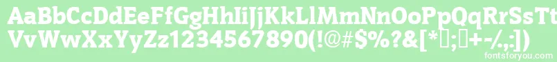 Oritdisplayssk Font – White Fonts on Green Background