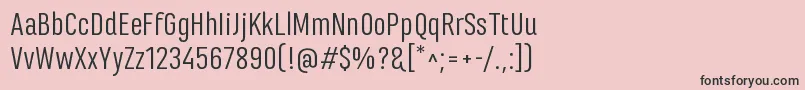 MarianinaFyRegular Font – Black Fonts on Pink Background
