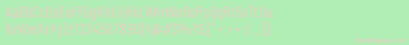 MarianinaFyRegular Font – Pink Fonts on Green Background