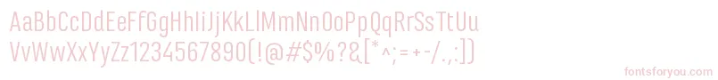 MarianinaFyRegular Font – Pink Fonts on White Background