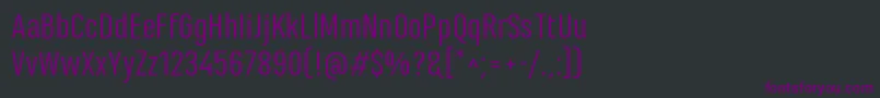 Шрифт MarianinaFyRegular – фиолетовые шрифты на чёрном фоне