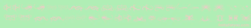 Tearsofjoy Font – Pink Fonts on Green Background