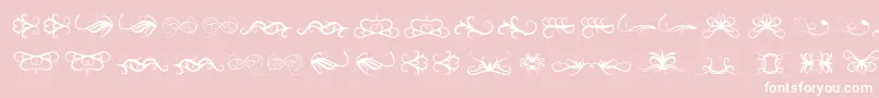 Tearsofjoy Font – White Fonts on Pink Background