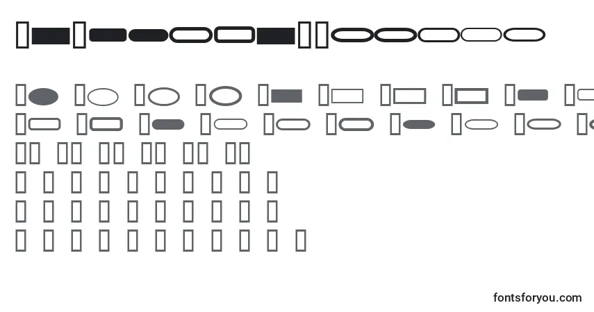 Czcionka WeSimpleButtons – alfabet, cyfry, specjalne znaki