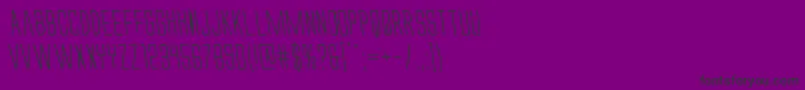 Alienleagueiileft Font – Black Fonts on Purple Background