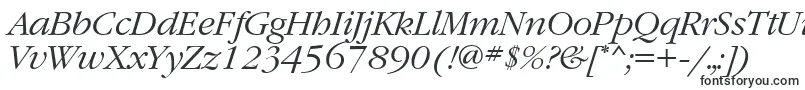 GaramondattItalic-fontti – Otsikkofontit