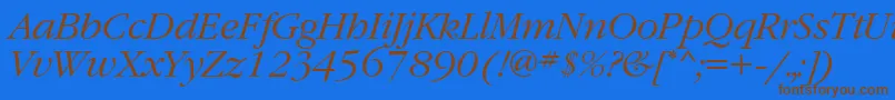 Más sobre la fuente GaramondattItalic fuente GaramondattItalic – Fuentes Marrones Sobre Fondo Azul