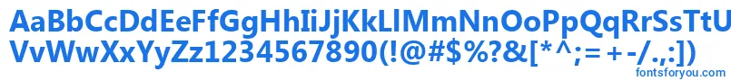 SegoeUiРџРѕР»СѓР¶РёСЂРЅС‹Р№ Font – Blue Fonts on White Background