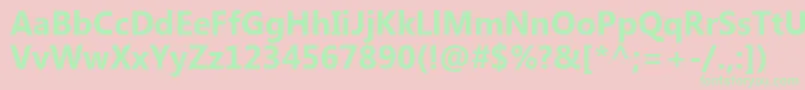 SegoeUiРџРѕР»СѓР¶РёСЂРЅС‹Р№ Font – Green Fonts on Pink Background