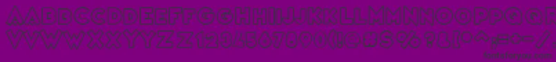 VarietРІCasino Font – Black Fonts on Purple Background