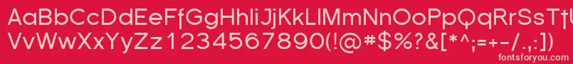 Florsn01 Font – Pink Fonts on Red Background