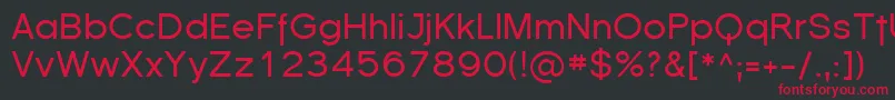 Florsn01 Font – Red Fonts on Black Background