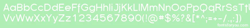 Florsn01 Font – White Fonts on Green Background