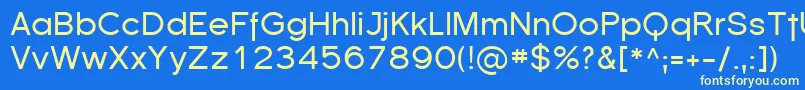 Florsn01フォントについての詳細 フォントFlorsn01 – 黄色の文字、青い背景