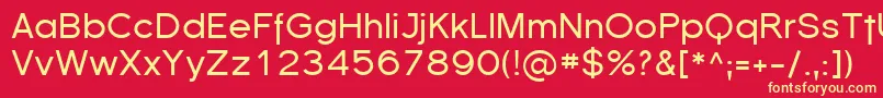 Florsn01 Font – Yellow Fonts on Red Background