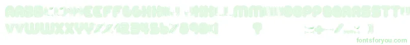 AltRetroRegular-Schriftart – Grüne Schriften