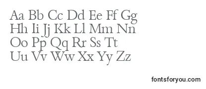 BambergserialLightRegular Font