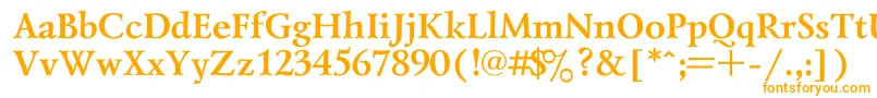 フォントLazurskiBold – オレンジのフォント