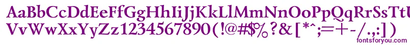 LazurskiBold-Schriftart – Violette Schriften