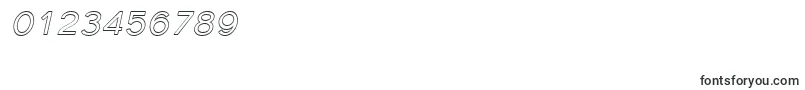 Шрифт Florsn40 – шрифты для цифр и чисел